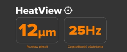 Heatview - rozstaw pikseli, częstotliwość odświeżania