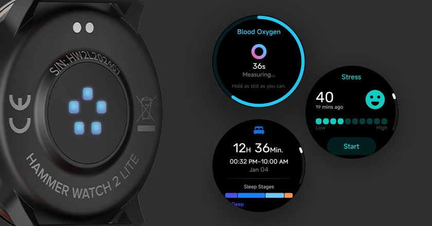 HAMMER WATCH 2 LITE przyjazny UX 