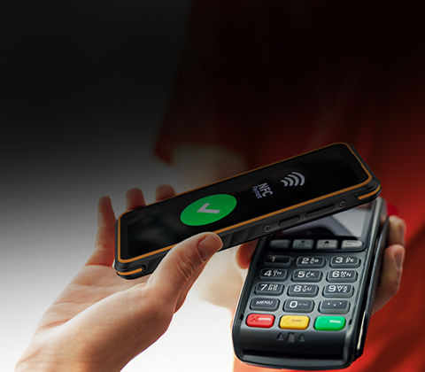 IRON 6 POMARAŃCZOWY płatność NFC 