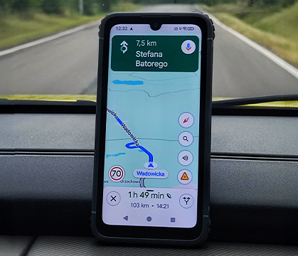 HAMMER RANGER Mapy Google  trasa 
