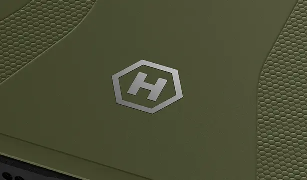 HAMMER BLADE V 5G ME zoom na logo plecki
