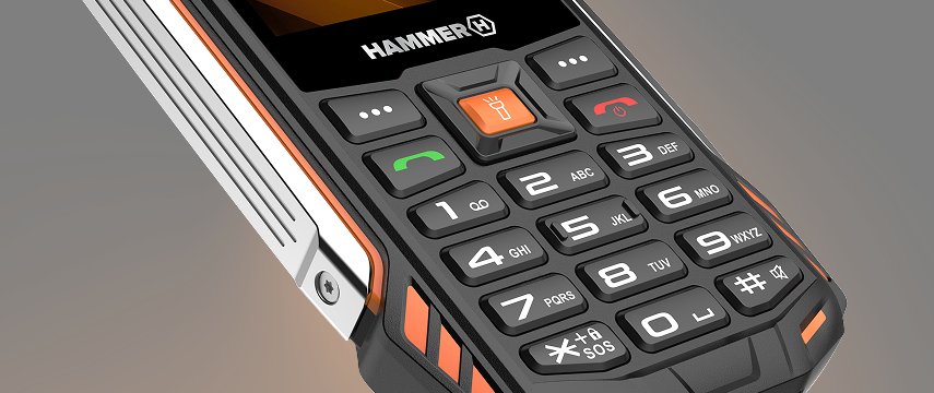 HAMMER POWER PLUS zbliżenie na klawiaturę