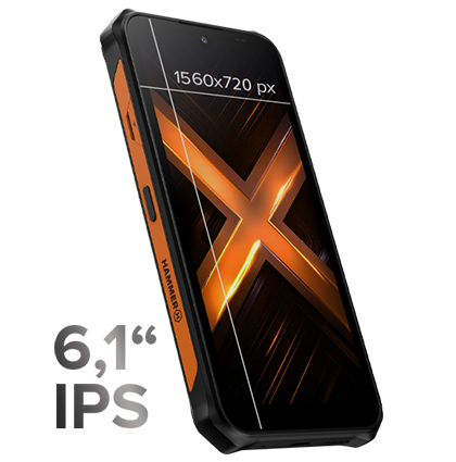 smartfon HAMMER ENERGY X2 5G poręczny wymiar