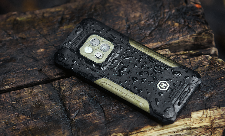 Smartfon HAMMER CONSTRUCTION 2 Thermal 5G Military Edition pokryty kroplami