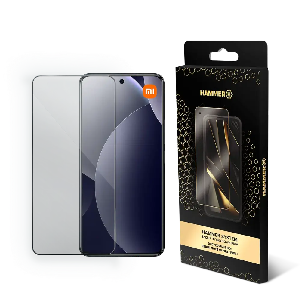 HAMMER SYSTEM szkło hybrydowe PRIV Redmi Note 15 Pro/Pro+