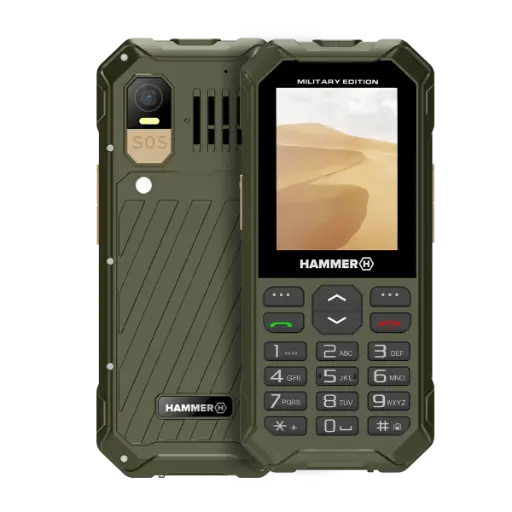 [TEL001043] TELEFON HAMMER 6 LTE ME zielony