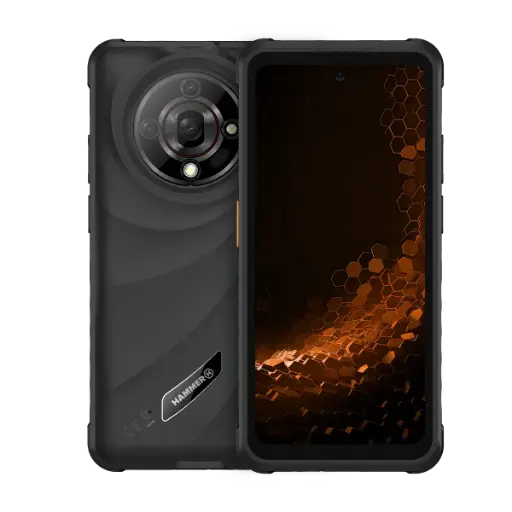 [TEL001051] SMARTFON HAMMER IRON 6 5G 6/128 GB czarny