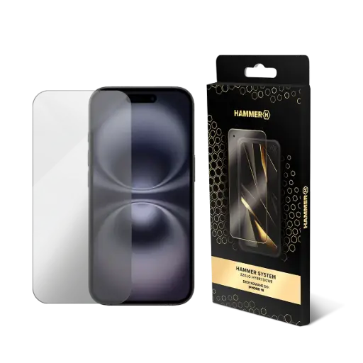 [AKC001561] HAMMER SYSTEM szkło hybrydowe iPhone 16