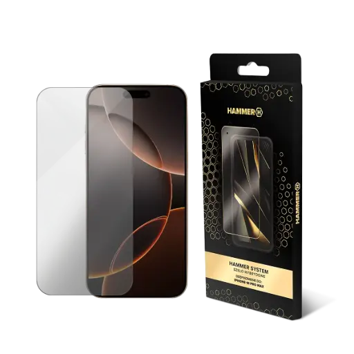 [AKC001563] HAMMER SYSTEM szkło hybrydowe iPhone 16 Pro Max