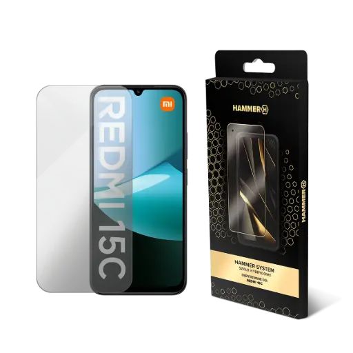 [AKC001579] HAMMER SYSTEM szkło hybrydowe Redmi 15C