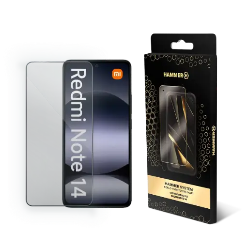 [AKC001598] HAMMER SYSTEM Szkło hybrydowe MATT Redmi Note 14