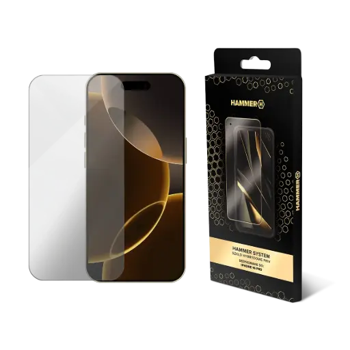 [AKC001602] HAMMER SYSTEM szkło hybrydowe PRIV iPhone 16 Pro