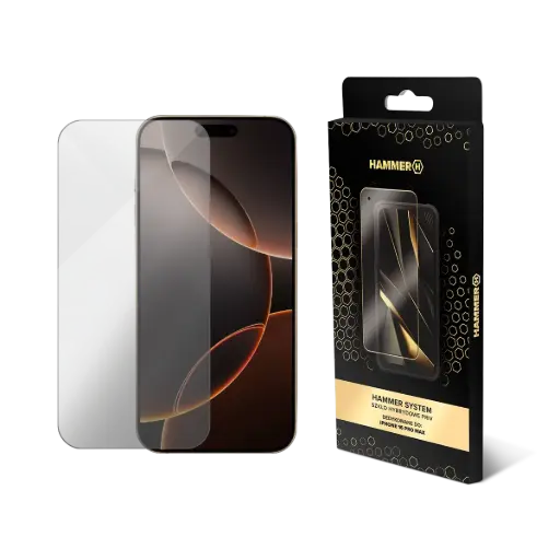 [AKC001603] HAMMER SYSTEM szkło hybrydowe PRIV iPhone 16 Pro Max