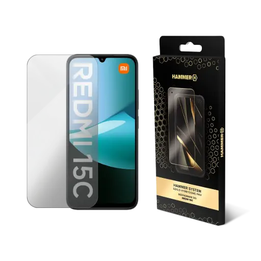 [AKC001619] HAMMER SYSTEM szkło hybrydowe PRIV Redmi 15C