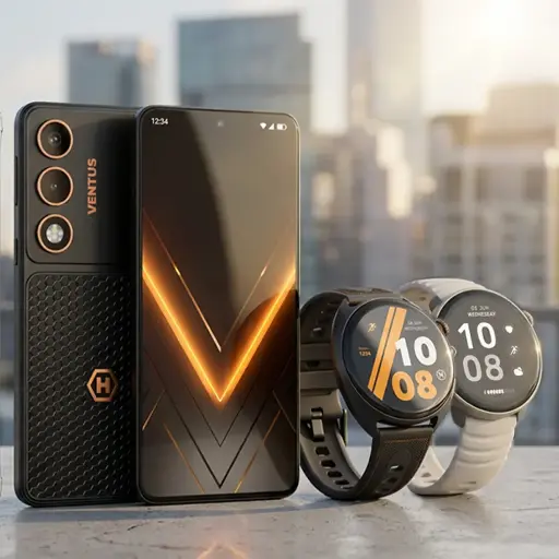 VENTUS Series: HAMMER VENTUS 5G Smartphone, HAMMER WATCH VENTUS, and HAMMER WATCH VENTUS PRO